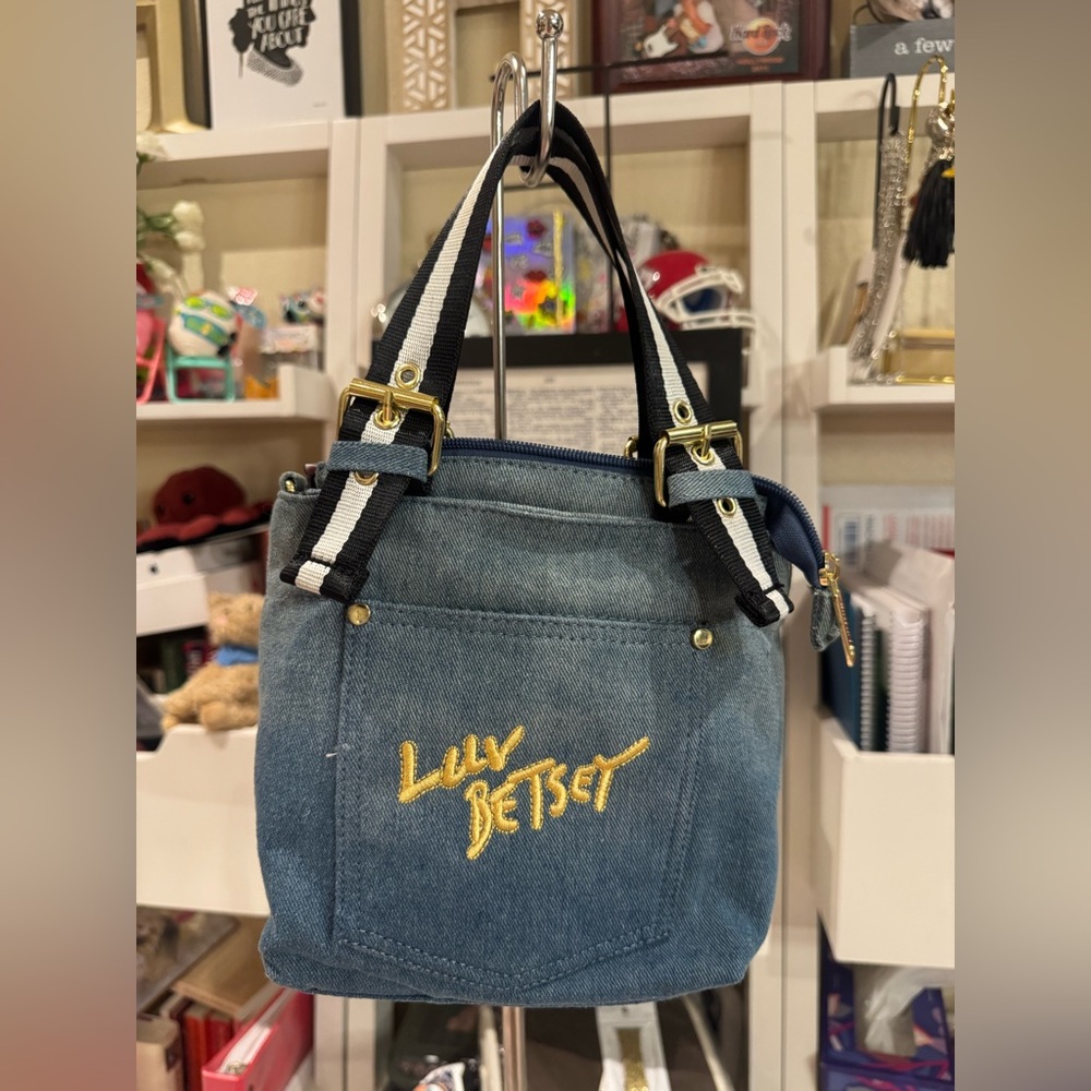 Betsey Johnson small denim bag - Picture 3 of 8
